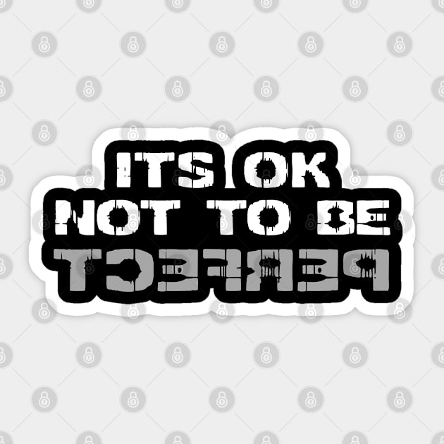 Not Perfect Sticker by CrissWild